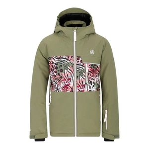 Boy's Dare 2b Juniors Traverse II Ski Jacket in Green - Picture 1 of 3