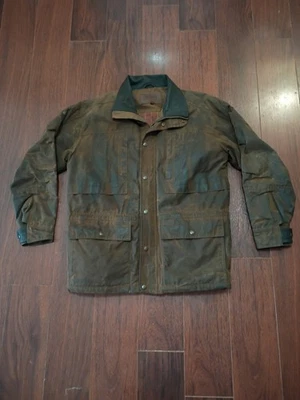 Outback Trading Co. Deer Hunter Jacket Bronze Wax Oilskin Canvas Lined Men's M - Image 1 of 4