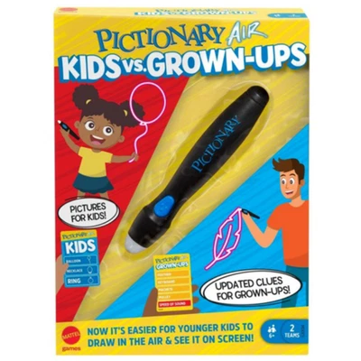 Pictionary Air Kids Vs. Grown-ups Game NEW Kids verses Grownups Drawing Game - Image 1 of 4