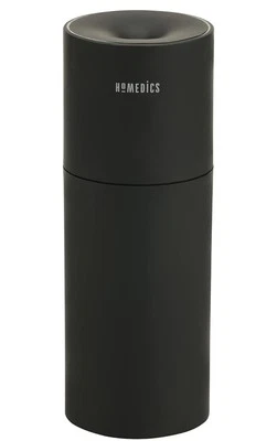 HoMedics Breathe Better Portable Ultrasonic Humidifier air BLACK USB charge mist - Image 1 of 4