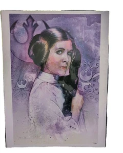 Prinzessin Leia Organa Ein Symbol der Hoffnung" von Steve Anderson Druck 18x24 - Bild 1 von 4