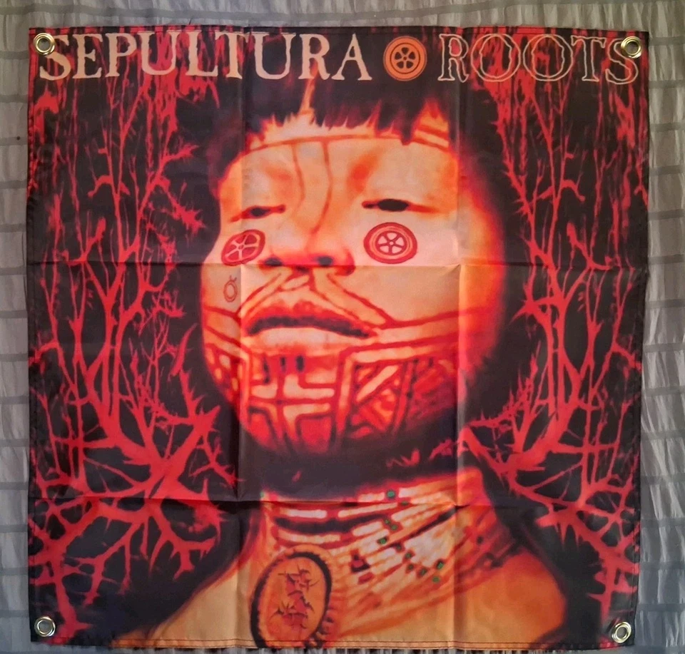 Sepultura Roots 2x2 Ft Banner Flag - Image 1 of 1