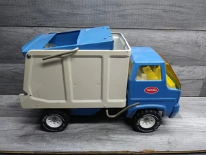 Vintage Tonka Blue & White Metal Sanitation Garbage Truck - Picture 1 of 6