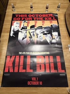 47.5x68 Rare Kill Bill Vol.1 Original Movie Poster Quentin Tarantino Uma Thurman - Picture 1 of 8