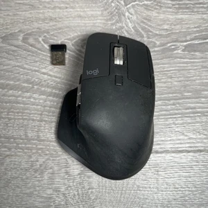 Logitech MX Master 3 MR0077 Wireless Mouse Black With Dongle Tested Working - Picture 1 of 9