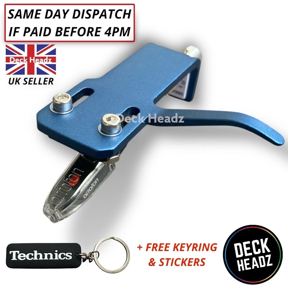 Ortofon OM 5E Cartridge Stylus & Headshell in Blue + FREE GIFTS - Image 1 of 4