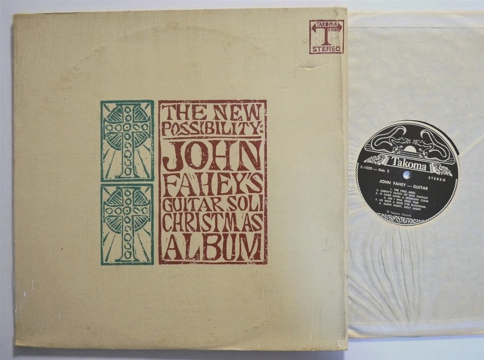 CHRISTMAS LP John Fahey Solo Guitar Christmas Album Takoma 1020  Foto 1 de 1