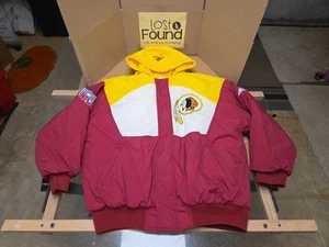 Vintage Apex One Pro Line Washington Redskins Herren L Winterjacke NFL *SCHADEN - Bild 1 von 24