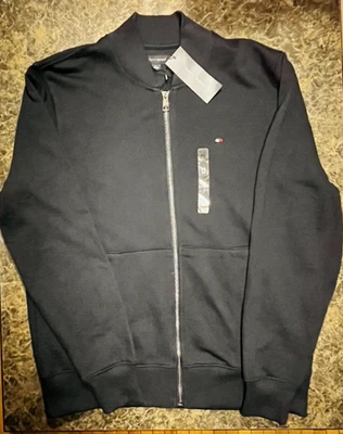 Tommy Hilfiger Zip Sweatshirt Jacket | Mens Medium | Navy Blue | SEE DESCRIPTION - Image 1 of 4