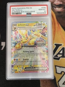 2025 Pokemon Pre En Jolteon EX Surprise Box Exclusive #030 PSA 10 GEM MINT - Bild 1 von 2