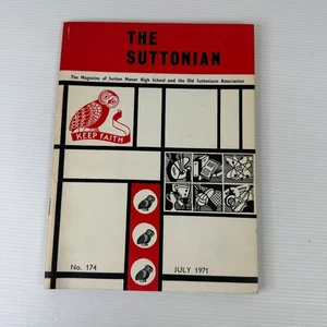 The Suttonian School Magazine No. 174 July 1971 Vintage Illustrated Photos - Picture 1 of 17