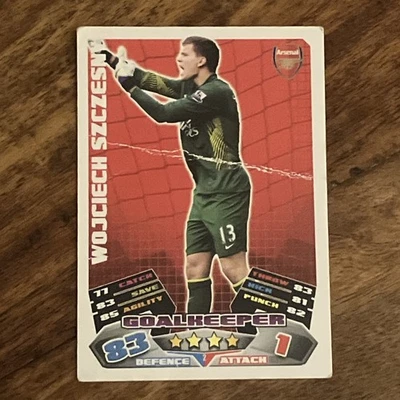Match Attax 2011/12 Wojciech Szczesny Base Card (Read Description) - Image 1 of 2