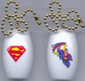 A Charming Set of 2 Superman Ceiling Light/ Fan Pulls - Picture 1 of 1