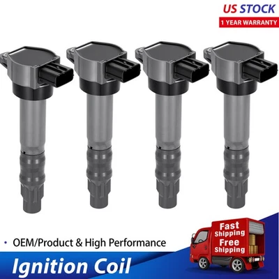 4 Ignition Bobinas Pack UF532 For 2004-2006 Mitsubishi Outlander l4 2.4L - Image 1 of 4