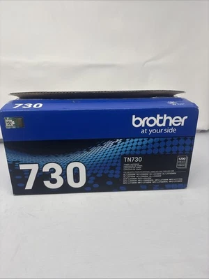 Cartucho de tóner negro Brother TN730 ¡Caja abierta nuevo! Foto 1 de 4
