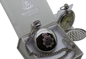 MILITÄR DER VERTEIDIGUNG POLIZEI silberne Taschenuhr MOD Luxus Geschenk maßgeschneidert graviert   - Bild 1 von 3