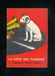 78tk-paper catalog-HIS MASTER'S VOICE-ITALIAN-Records-1952 - Picture 1 of 2