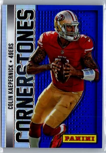 2013 Panini Prizm Colin Kaepernick Corner Stone Card#9 San Francisco 49ers - Picture 1 of 2