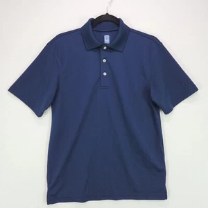 PGA Tour Polo Golf Shirt Mens Small Dark Blue Casual Logo - Picture 1 of 9