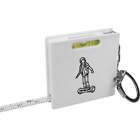 'Boy On Electric Hoverboard' Keyring Tape Measure (KM00036356)