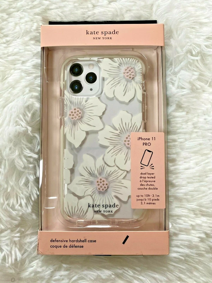 Kate Spade NY iPhone 11 Pro Protective Phone Case Hollyhock Floral CLR
