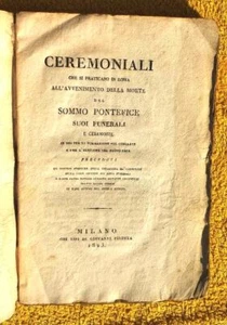 CERIMONIALI 1823 PAPA E CARDINALI SCHEDE ELETTORALI ROMA VATICANO - Imagen 1 de 5