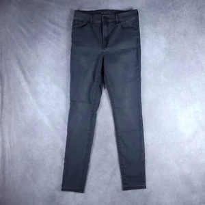 Mott Bow Womens 28W 29L Jeans High Rise Skinny Stretch Black 30W 30L Tag - Picture 1 of 12
