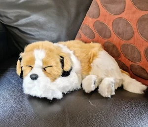 Sleeping Puppy Just Pop Them Anywhere Not A Toy 30cm Hard Base - Picture 1 of 1