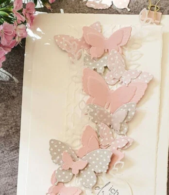 Decorazione farfalla metallo fustelle da taglio stencil scrapbooking carte goffratura