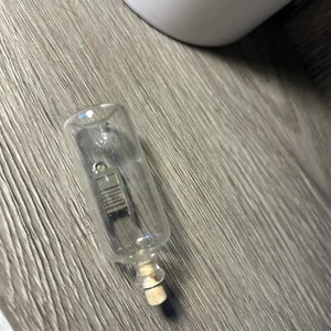 Miniature Glass Bottle with Washboard Insert with Cork - Picture 1 of 5