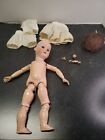 Vtg German Bisque Heubach 250 4/o Kappelsdorf Thuringia 15" Doll Needs Tlc Read*