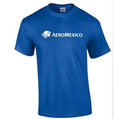 AeroMexico Vintage Logo Mexican Airline T-Shi...