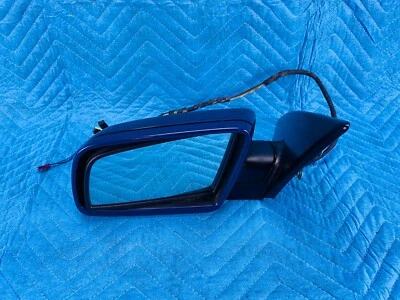 Espejo retrovisor lateral del conductor BMW 645Ci azul 2004 2005 OEM Foto 1 de 4