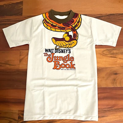 Camiseta 1967 Walt Disney Jungle Book Kids M - De colección Doble Cara Puntada Única Foto 1 de 4