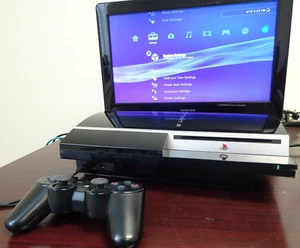 Consola Sony PlayStation 3 CECHL01 80GB Cables Controlador Juego Probado Funciona - Imagen 1 de 18