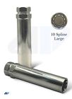 10 Spline Tuner Lug Nut Lock Socket Key Tool for Truck 10 Spline 13/16-7/8” Hex