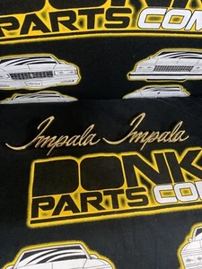 Chevrolet 1971 1972 1973 Impala Script Emblem Pair GOLD pair Bin 18 - Picture 1 of 3