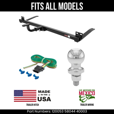 Para 78-87 Oldsmobile Cutlass Supreme reboque engate 4 pinos fiação 2" bola serve para todos - Imagem 1 de 4