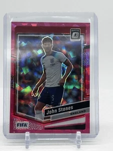 2023-24 Panini Donruss Soccer FIFA John Stones Pink Ice 06/25 Rookie Card 11 - Imagen 1 de 2