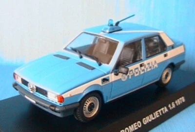 Alfa Romeo Giulietta 1.6 1978 Polizia Edison Eg Italia Nuevo 1/43 Stradale Blister Foto 1 de 4