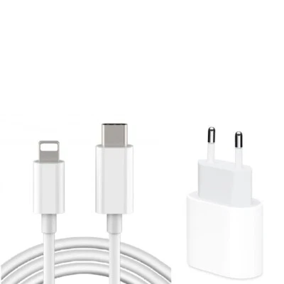 Ladekabel Schnell Ladegerät USB C passt für iPhone 12 11 Pro X Netzteil Adapter - Bild 1 von 4