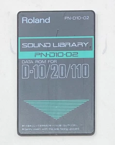 Roland PN-D10-02 Sound Library ROM Card for D-10 D-20 D-110 Synthesizer - Picture 1 of 2