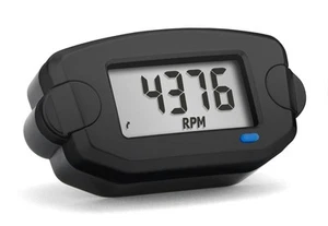 TTO Trail Tech Tacómetro negro estilo botón frontal para paramotor y PPG