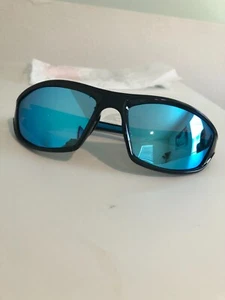 Neue Sonnenbrille für Damen und Herren schwarz mit blau polarisiert - Bild 1 von 5