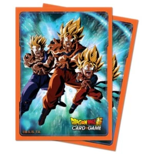 Dragon Ball Fusion Standard Size Sleeves Goku Gohan 65ct. V3 BANDAI CARD GAME - Picture 1 of 1