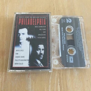 Philadelphia Soundtrack US IMPORT rare cassette tape UK seller Springsteen etc - Picture 1 of 2