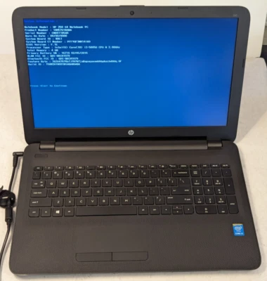 PC Notebook HP 250 G4 15.6" i3-5005u@2.00GHz 4GB RAM SIN OS/HDD/CARGADOR Foto 1 de 4