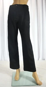 Neu mit Etikett $ 120 Banana Republic Größe 8 schwarz The Weekender gerades Bein Hose #713476 - Bild 1 von 7