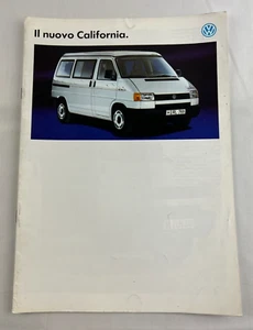 VW Volkswagen II California Italian 1991 Sales Brochure, Specs, Illustrations - Picture 1 of 7