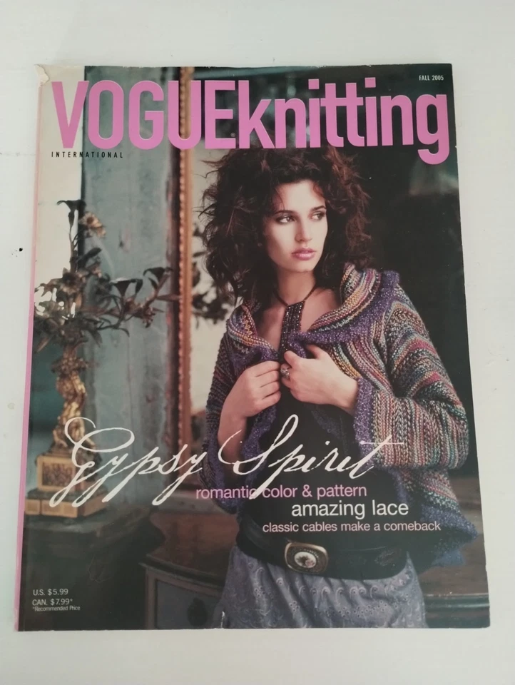 Revista de punto VOGUE otoño 2005 espíritu gitano encaje romántico 42 proyectos vintage Foto 1 de 1